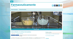 Desktop Screenshot of farmaceuticamente.com